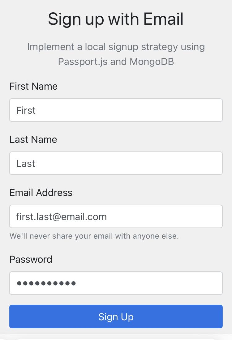 Sign-in Page